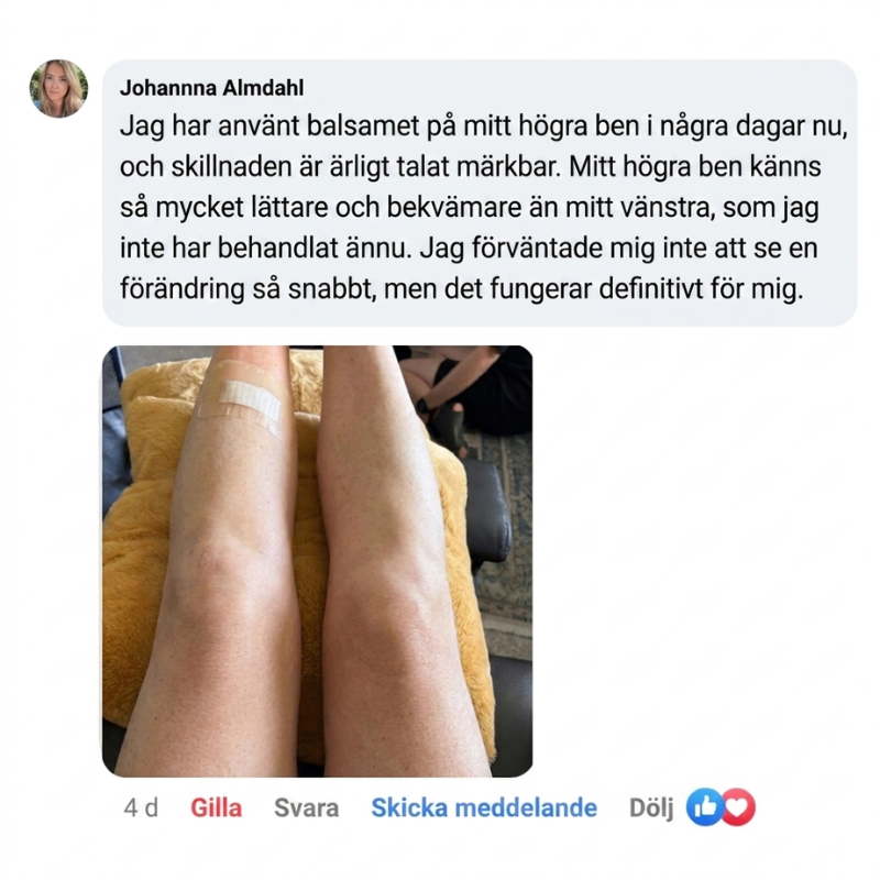 Kundomdöme från Johanna – märkbar skillnad